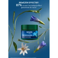 WELEDA Blauwe Gentiaan & Edelweiss Versterkende Nachtcrème 40 ml