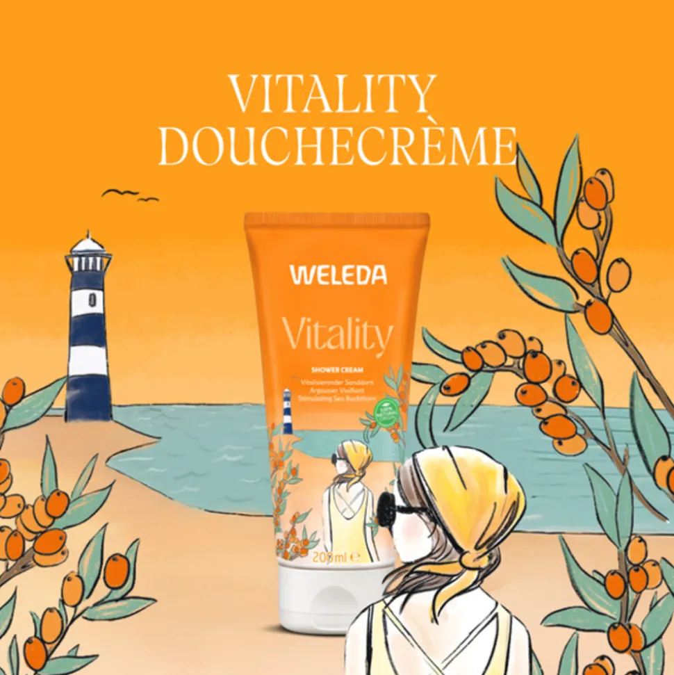 WELEDA Duindoorn Vitality Douchecrème 200 ml