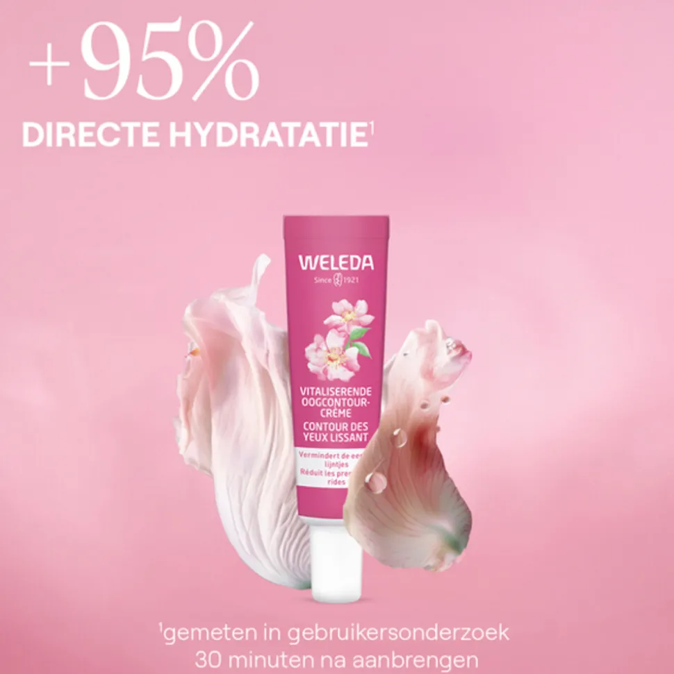 WELEDA Wilde Rozen & Witte Thee Vitaliserende Oogcontourcrème 12 ml