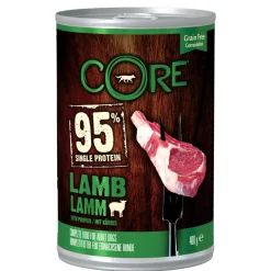 Wellness Core Hondenvoer Blik Lam - Pompoen 400 gr