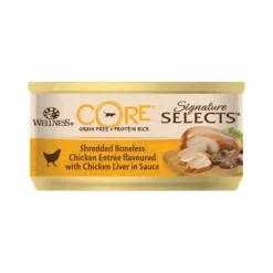 Wellness Core Kattenvoer Signature Selects Shredded Kip - Kippenlever 79 gr
