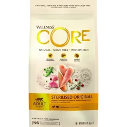 Wellness Core Kattenvoer Sterilised Kip - Kalkoen 1,75 kg
