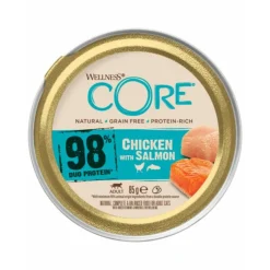 Wellness Core Kattenvoer 98% Recipe Kip - Zalm 85 gr