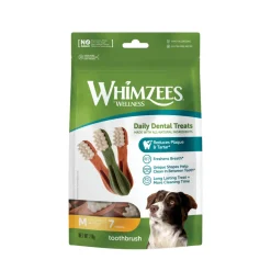 Whimzees Toothbrush Star Medium Voordeelverpakking 7 stuks