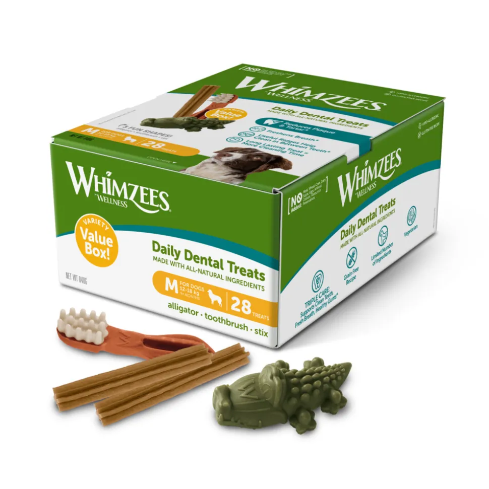 Whimzees Variety Voordeelverpakking Medium 28 stuks