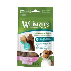 Whimzees Week Bag Puppy Kauwsnack XS - S 28 stuks