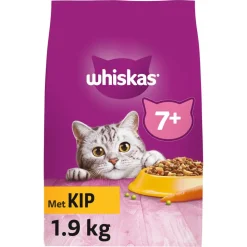 Whiskas 7+ Adult Katten Droogvoer Kip 1,9 kg