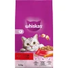 Whiskas 1+ Adult Katten Droogvoer Rund 3,8 kg