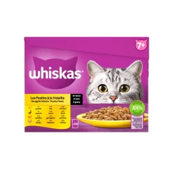 Whiskas Senior Multipack Gevogelte Selectie in Saus 24 x 85 gr
