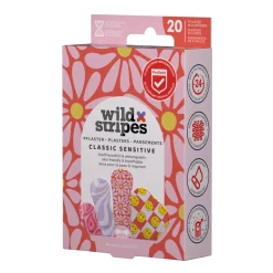 Wild Stripes Pleisters Classic Sensitive Pastel Fun 20 stuks