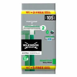 Wilkinson Wegwerpscheermesjes Extra Essential 2 Sensitive 15 stuks