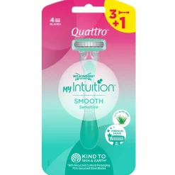 Wilkinson Wegwerpscheermesjes Quattro For Woman 4 stuks