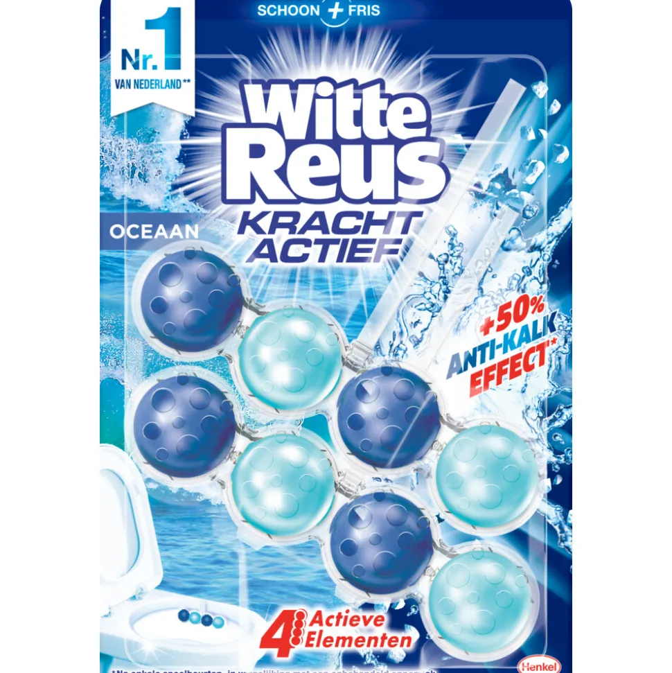 Witte Reus Toiletblok Kracht Actief Oceaan 2 stuks