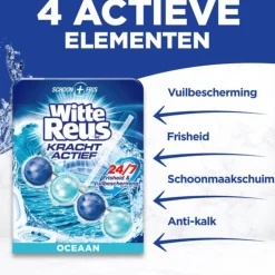 Witte Reus Toiletblok Kracht Actief Oceaan