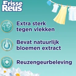 Witte Reus Wasmiddel Frisse Reus Gel Lotus 77 Wasbeurten 3,465 liter