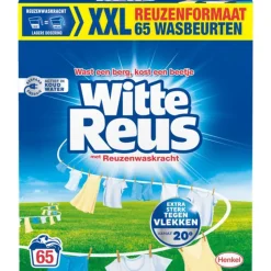 Witte Reus Wasmiddel Poeder 65 Wasbeurten 3,25 kg