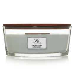 WoodWick Geurkaars Ellipse Lavender & Cedar 454 gr
