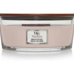 WoodWick Geurkaars Ellipse Vanilla & Sea Salt 454 gr