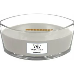 WoodWick Geurkaars Ellipse Warm Wool 454 gr