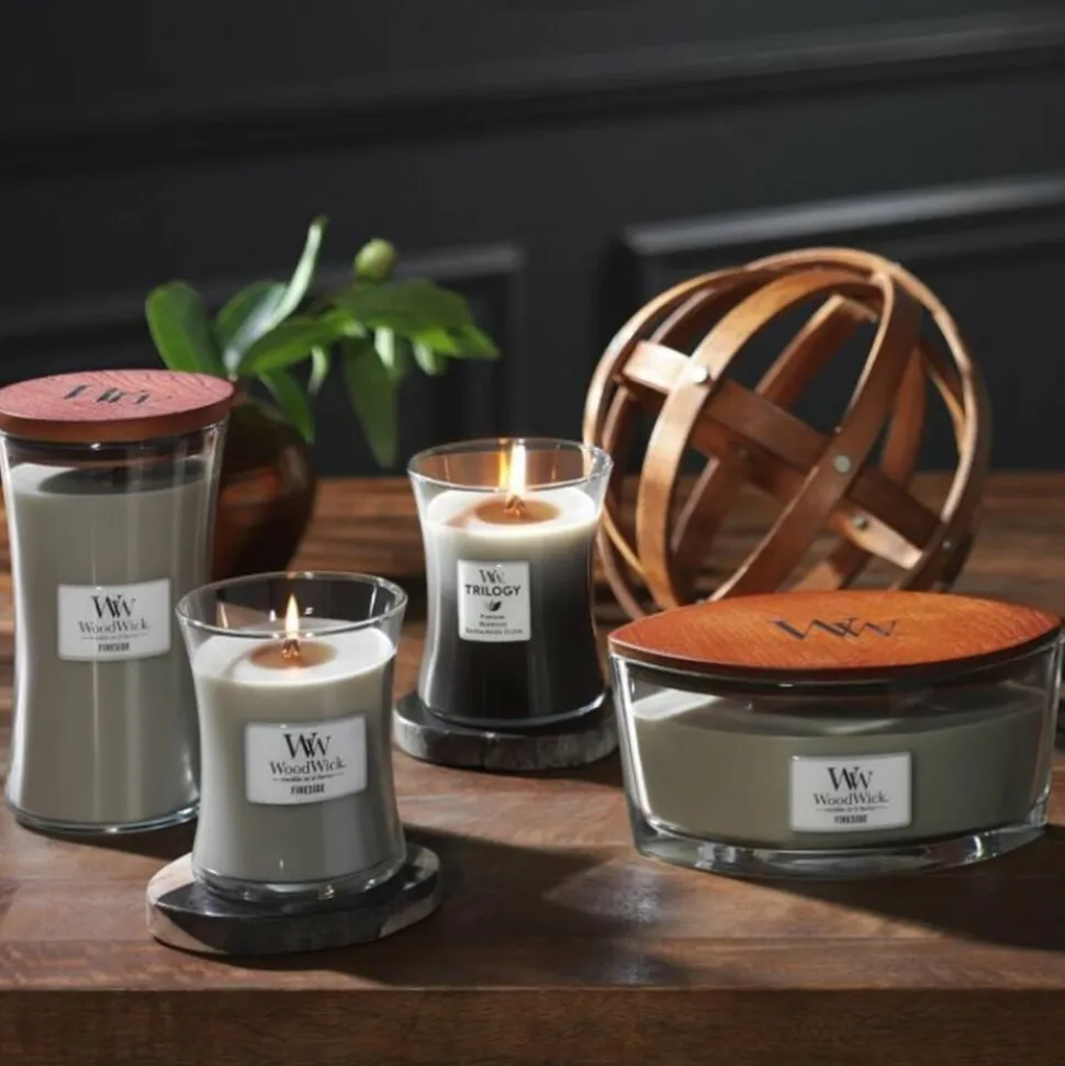 WoodWick Geurkaars Ellipse Fireside 454 gr