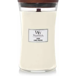 WoodWick Geurkaars Large Linen 611 gr