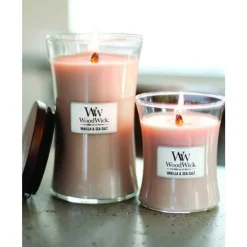 WoodWick Geurkaars Large Vanilla & Sea Salt 611 gr