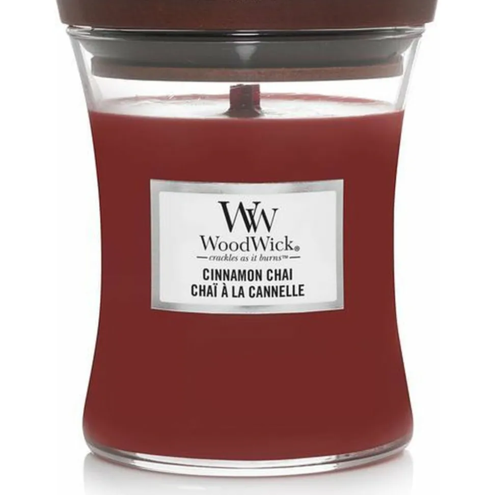 WoodWick Geurkaars Medium Cinnamon Chai 275 gr