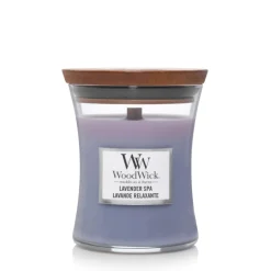 WoodWick Geurkaars Medium Lavender Spa 275 gr