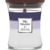 WoodWick Geurkaars Medium Trilogy Evening Luxe 275 gr