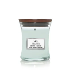 WoodWick Geurkaars Mini Sagewood & Seagrass 85 gr