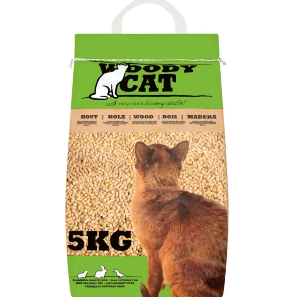 Woody Cat Houtkorrel 5 kg
