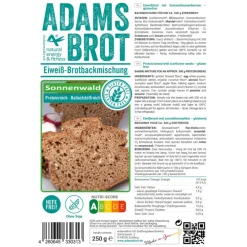 3x Adams Brot Broodmix Sonnenwald 250 gr