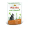 30x Almo Nature Anti-Haarbal Kattenvoer Nat Kip 70 gr