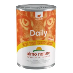 24x Almo Nature Daily Menu Kattenvoer Nat Blik Kip 400 gr