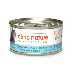 24x Almo Nature HFC Kattenvoer Nat Blikje Tonijn & Geelvinmakreel 70 gr
