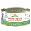 24x Almo Nature HFC Natural Kattenvoer Nat Blik Stille Oceaan Tonijn 150 gr