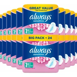 10x Always Maandverband Normal 24 stuks