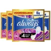 4x Always Maandverband Platinum Secure Night 56 stuks