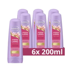 6x Andrélon Conditioner Levendig Lang 200 ml