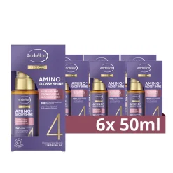 6x Andrélon Pro-Care Haarolie Amino+ Glossy Shine 50 ml