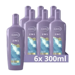 6x Andrélon Shampoo 2-in-1 300 ml