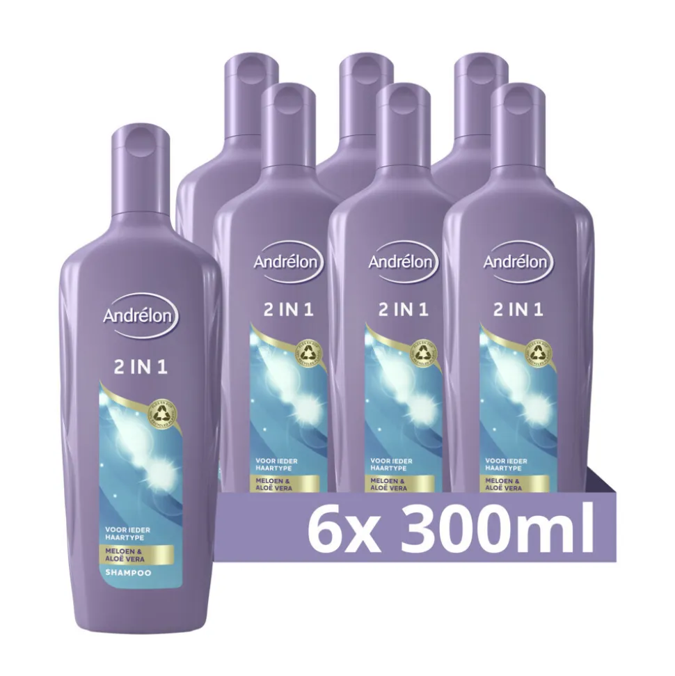 6x Andrélon Shampoo 2-in-1 300 ml