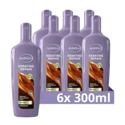 6x Andrélon Shampoo Keratine Repair 300 ml