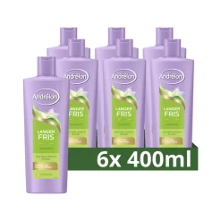 6x Andrélon Shampoo Langer Fris 400 ml