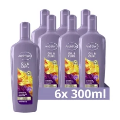 6x Andrélon Shampoo Oil & Curl 300 ml