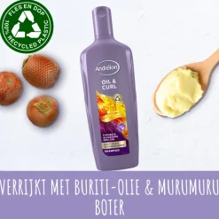 6x Andrélon Shampoo Oil & Curl 300 ml