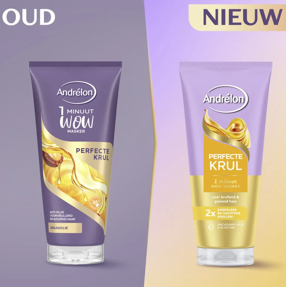 6x Andrélon WOW Masker Perfecte Krul 180 ml