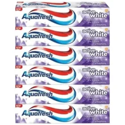 6x Aquafresh Tandpasta Active White 100 ml
