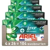 4x Ariel 4in1 Wasmiddel Pods Lenor Unstoppables 26 stuks