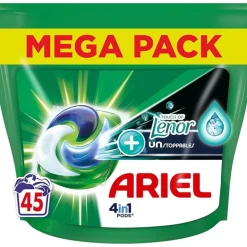 3x Ariel 4in1 Wasmiddel Pods Lenor Unstoppables 45 stuks